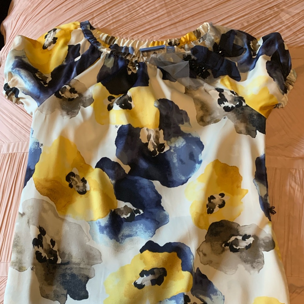 Floral shirt dress